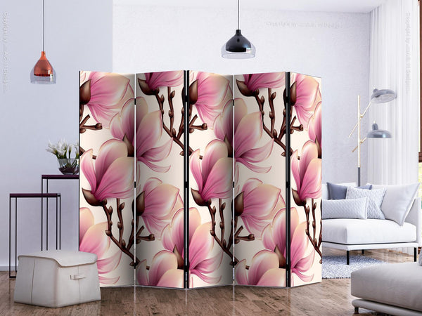 Separè per interni - Blooming Magnolias [Room Dividers]