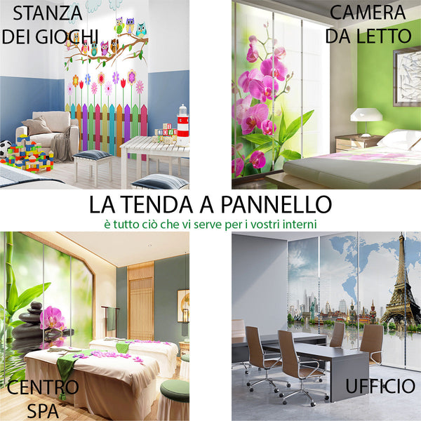 Set di 4 Tende a Pannello Decorazioni Natalizie Luminose