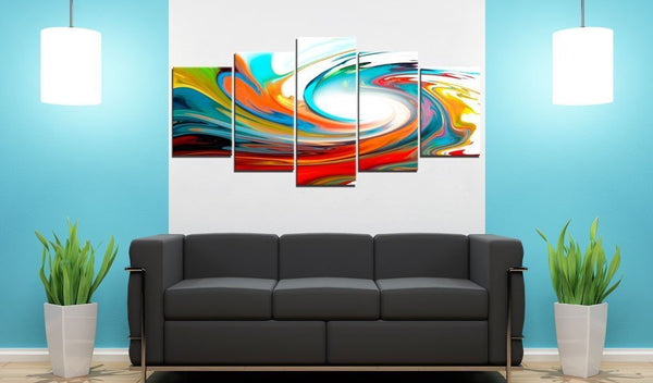 Quadro su tela - Colorful swirl